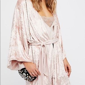 Intimately free people luxe crushed velvet robe